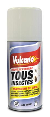 FUMIGENE AUTOVIDANT TOUS INSECTES 150ml VULCANO