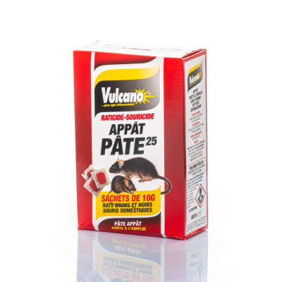 VULCANO PATE ANTI RATS ET SOURIS 150g