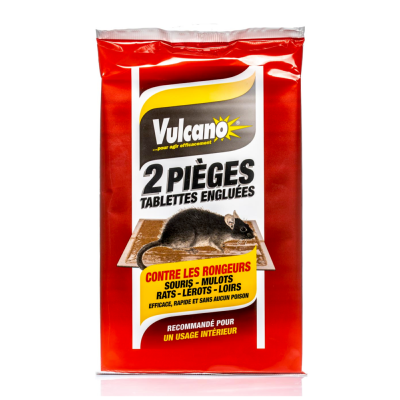 VULCANO TABLETTES ENGLUÉES ANTI RATS ET SOURIS