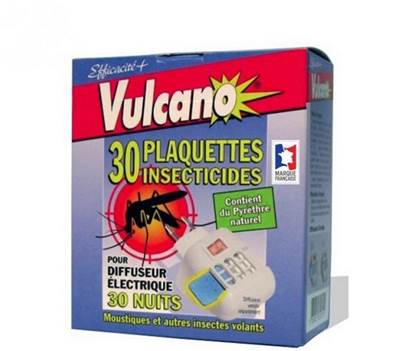 PLAQUETTES INSECTICIDES POUR DIFFUSEUR ELECTRIQUE ANTI MOUSTIQUE