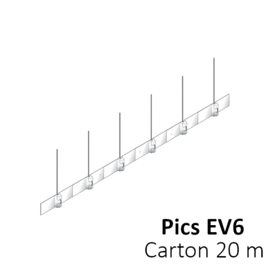 PICS ANTI PIGEONS POUR VOLETS ECOPIC EV6 carton 20m