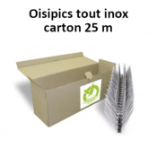 OISIPICS ANTI PIGEONS TOUT INOX Carton de 25 m