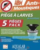 HBM PACK 5 PIEGES A LARVES ANTI MOUSTIQUES AQUALAB 