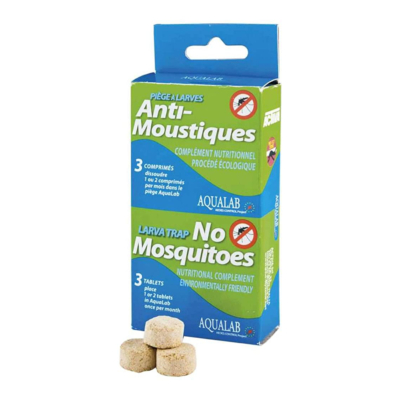 RECHARGE POUR PIEGE A LARVES ANTI MOUSTIQUES AQUALAB HBM 