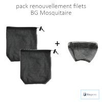 PACK RENOUVELLEMENT SAC DE CAPTURE ET FILET DE SECURITE BG MOSQUITAIRE